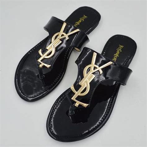 sandal ysl shoes|ysl flat sandals women.